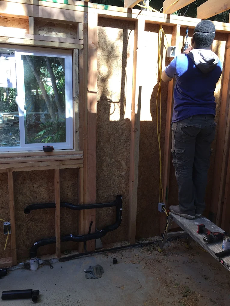 Framing, plumbing and electrical repair work by Advanced Home Repairs LLC in Inglewood, CA